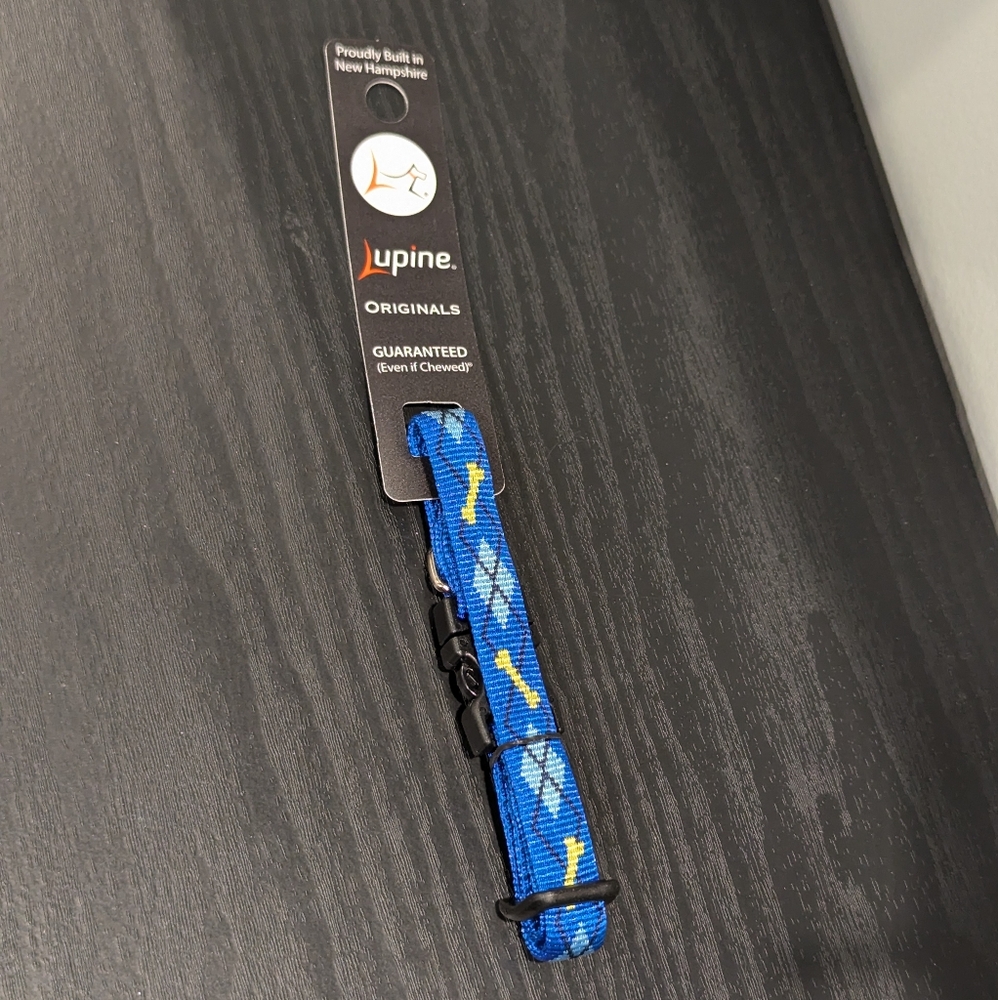 Blue Dog Collar 6"-9"